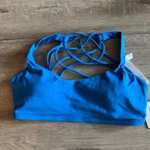 BRAND NEW without hang tag attached Lululemon Free To Be Bra Wild Size 8 Blue